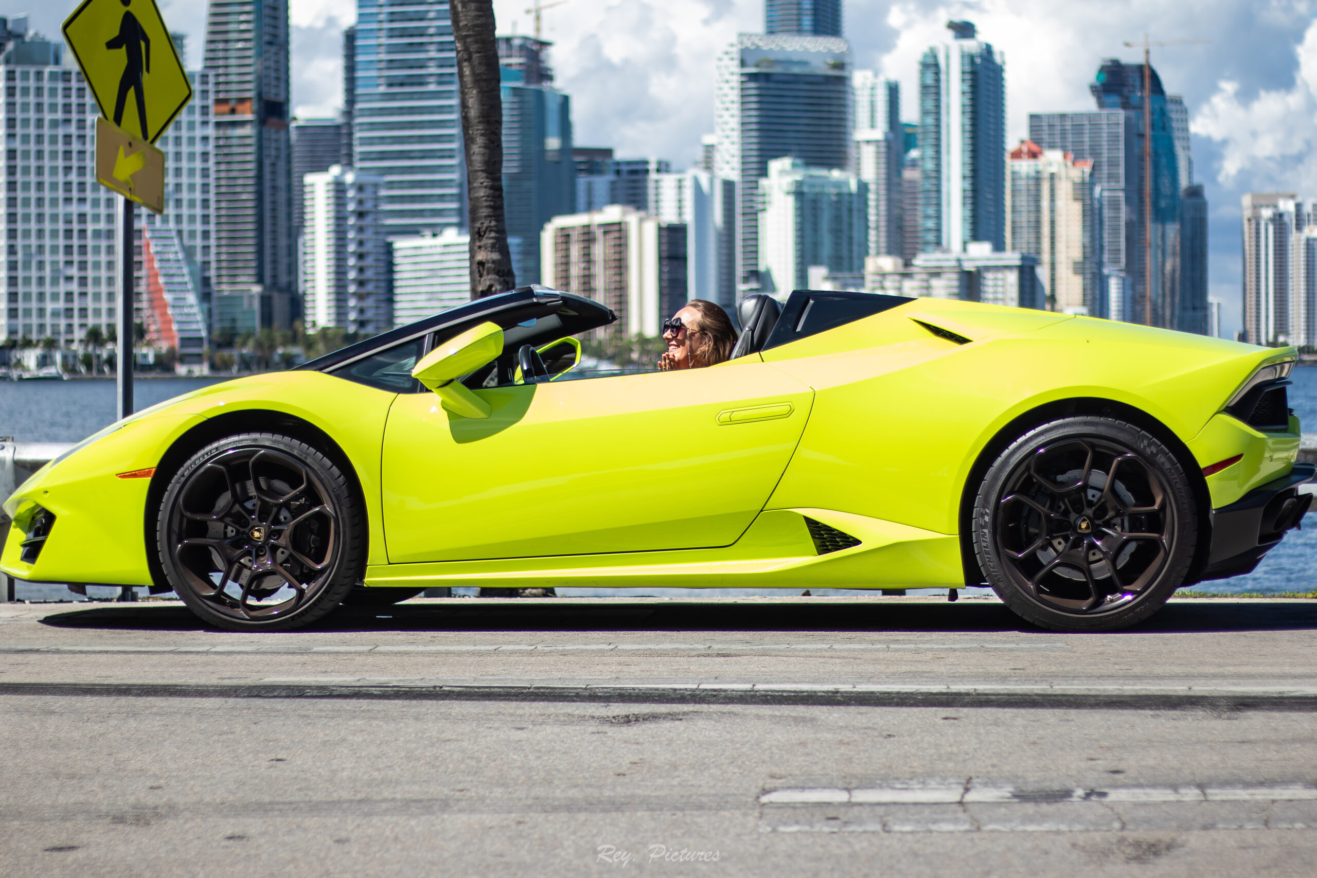 Lamborghini rental car in Sunny Isles Beach